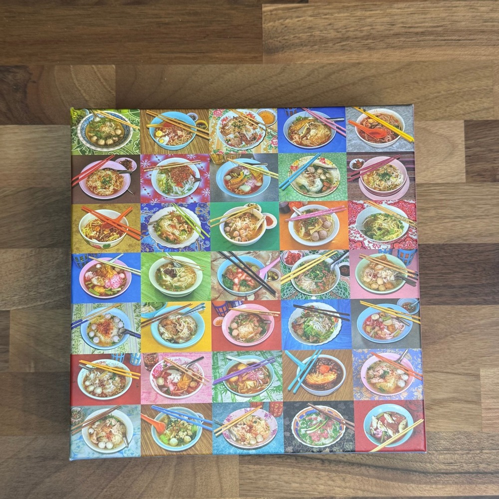 Galison Noodles For Lunch 500 Piece Jigsaw Puzzle Troy Litten Food Collage 20x20